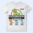 Gift For Father,Humorous,Icon - Fatherhood Is A Walk In The Park - Personalized T Shirt