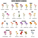 Gift For Daughter,Gift For Women,Happy - Faux Pressed Birth Flower My Daughter Forever - Personalized Jewelry Box With Handle