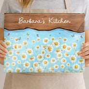Confident, Gift For Yourself, Cooking, Gift For Women, Icon - Faux Wooden Resin Birth Flower Mom Grandma Kitchen - Personalized Cutting Board