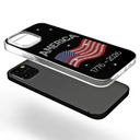 Gift For Yourself,Gift For Women,Gift For Men,No Custom,America 250th,Independence Day,Happy - Faux Rhinestone Effect USA Stars And Stripes - Clear Phone Case