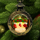 Family,Pet Lovers,Pet Mom,Pet Dad,Pet Couple,Dog Lovers,Dog Couple,Dog Mom,Dog Dad,Cat Lovers,Cat Mom,Cat Dad,Cat Couple,Happy,Christmas - First Christmas Stocking Family - Personalized Candlelight Lantern Ornament