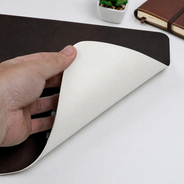 Gift For Father,Gift For Grandpa,Grandpa - Grandkids,Dad - Children,Independence Day,Non-Eng,Special Font,Confident - First Dad Now Grandpa - Personalized Leather Desk Mat