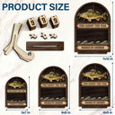 Fish Caught This Year Just One More Cast - Personalized 2-Layered Wooden Tracker Sign