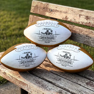 Football,Gift For Grandma,Gifts For Her,Grandma - Grandson,Icon,Sentimental,Top Market - Football Birthday Gift For Grandson - Personalized Name Number All Heart On Game Day Leather Football