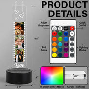 Custom Photo, Gift For Couples, Top Market, Wedding Anniversary, Romantic, Remove BG Photo - Custom Photo Besties Couple Film Strip - Personalized Headphone Stand
