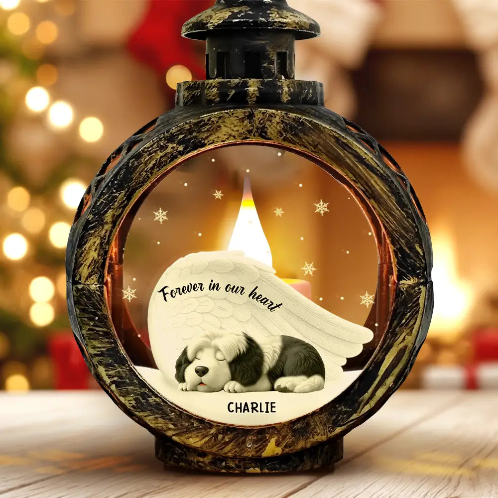 Forever In My Heart - Personalized Candlelight Lantern Ornament