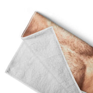 Humorous,Gift For Men,Beach,Gift For Yourself,Summer,Icon - Funny 3D Hairy Body Swimsuit - Personalized Beach Towel
