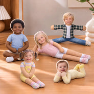 Art Design,Christmas,Custom Photo,Family,First Christmas,Humorous,New Baby,Parents,Photo - Kid Poseable Body Doll - Funny Adorable Kid Gift For Mom, Dad, Grandma, Grandpa - Personalized Custom Photo Squishy Toy Poseable Plush Doll