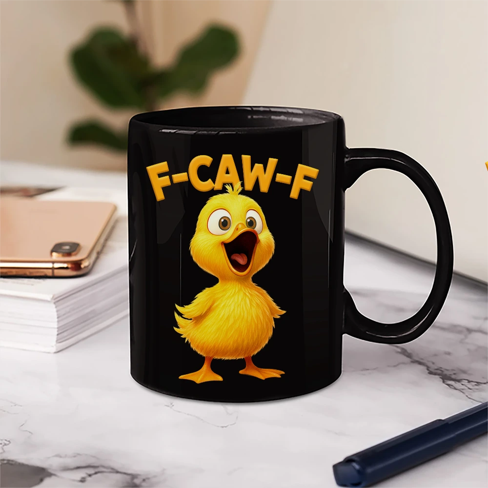Funny,Gift For Yourself,Gift For Women,Gift For Men,Farm,Top Market - Funny Chicken F-Caw-F - Personalized Mug