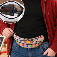 Christmas,Gift For Couples,Gift For Him,Gift For Husband,Sarcastic,Vector - Funny Christmas Dad Bod For Husband, Travel Gag Gift - Personalized 3D Realistic Hairy Beer Belly Fanny Pack