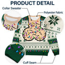 Christmas,Humorous,Gift For Men,Gift For Yourself,Icon - Funny Christmas Gift For Bald Dad Papa Husband - Personalized Unisex Ugly Sweater