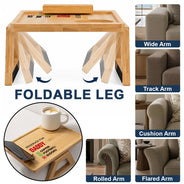 Gift For Men,Gift For Father,Gift For Grandpa,Gift For Husband,Gift For Couples,Grandpa's Hobby,Dad's Hobby,Non-Eng,Icon,Humorous - Funny Dad's Spot Sit Here If You Dare - Personalized Couch Arm Table