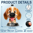 Humorous,Dog Lovers,Pet Lovers,Vector - Funny Dog Nose Drive Safe I Woof You - Personalized Squishy Acrylic Car Visor Clip