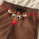Christmas,Humorous,Gift For Men,Gift For Yourself,Icon - Funny Elephant Thongs Reindeer Briefs For Husband Boyfriend - Personalized Casual Shorts