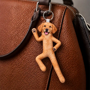 Art Design, Christmas, Custom Photo, Humorous, Pet Lovers, Photo - Poseable Body Doll - Funny Gift For Dog Mom, Dad, Cat Lover - Personalized Custom Photo Pet Squishy Toy Poseable Plush Doll Keychain