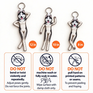 Art Design, Christmas, Custom Photo, Humorous, Pet Lovers, Photo - Poseable Body Doll - Funny Gift For Dog Mom, Dad, Cat Lover - Personalized Custom Photo Pet Squishy Toy Poseable Plush Doll Keychain