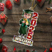 Funny,Graduation,Christmas,Gift For Yourself - Funny Graduation - Personalized Custom Shaped Acrylic Ornament