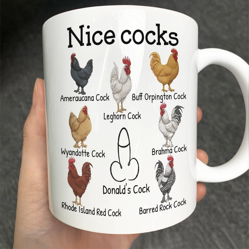 Funny,Gift For Husband,Gift For Boyfriend - Funny Mug Nice Cocks - Personalized Mug