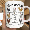 Funny,Gift For Husband,Gift For Boyfriend - Funny Mug Nice Cocks - Personalized Mug