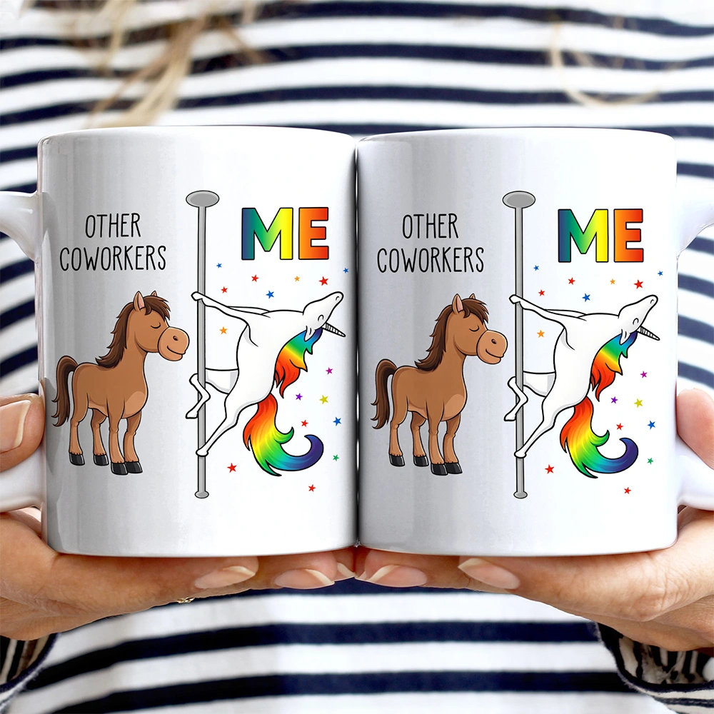 Gifts For Colleagues, Funny - Funny Other Coworkers Vs Me - Personalized Mug