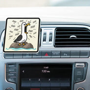 Gift For Grandpa,Gift For Father,Dad - Children,Grandpa - Grandkids,Mom - Children,Gift For Mother,Teacher,Non-Eng,Icon,Humorous - Funny Screaming Seagull - Personalized Acrylic Car Vent Clip
