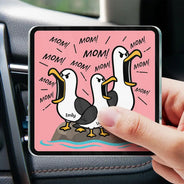 Gift For Grandpa,Gift For Father,Dad - Children,Grandpa - Grandkids,Mom - Children,Gift For Mother,Teacher,Non-Eng,Icon,Humorous - Funny Screaming Seagull - Personalized Acrylic Car Vent Clip