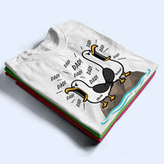 Gift For Husband,Gift For Wife,Gift For Mother,Gift For Father,Gift For Grandparents,Teacher,Funny,Icon - Funny Screaming Seagull - Personalized T Shirt