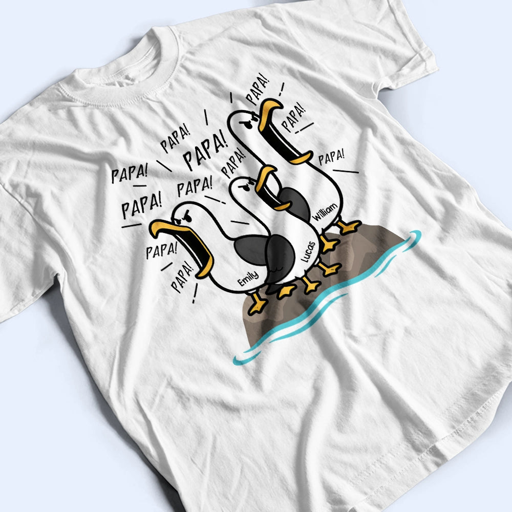 Gift For Husband,Gift For Wife,Gift For Mother,Gift For Father,Gift For Grandparents,Teacher,Funny,Icon - Funny Screaming Seagull - Personalized T Shirt