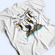 Gift For Husband,Gift For Wife,Gift For Mother,Gift For Father,Gift For Grandparents,Teacher,Funny,Icon - Funny Screaming Seagull - Personalized T Shirt