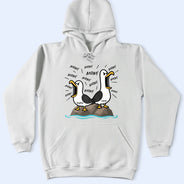 Gift For Husband,Gift For Wife,Gift For Mother,Gift For Father,Gift For Grandparents,Teacher,Funny,Icon - Funny Screaming Seagull - Personalized T Shirt