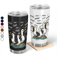 Gift For Grandpa,Gift For Father,Teacher,Dad - Children,Grandpa - Grandkids,Mom - Children,Gift For Mother,Non-Eng,Icon,Humorous - Funny Screaming Seagull - Personalized Tumbler