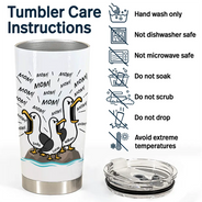 Gift For Grandpa,Gift For Father,Teacher,Dad - Children,Grandpa - Grandkids,Mom - Children,Gift For Mother,Non-Eng,Icon,Humorous - Funny Screaming Seagull - Personalized Tumbler