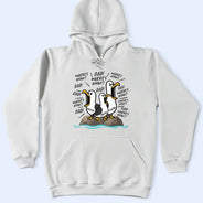 Gift For Husband,Gift For Grandpa,Gift For Father,Non-Eng,Icon,Humorous - Funny Seagull Dad Where's Mom - Personalized T Shirt