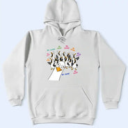 Teacher,Humorous,Back To School,Custom Text - Funny Seagull Teacher & Students - Personalized T Shirt