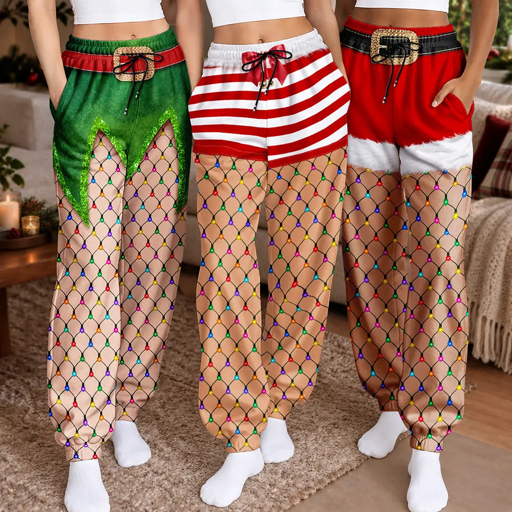 Funny Christmas Outfits For Wife - Personalized Sweatpants