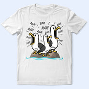 Funny Screaming Seagull - Personalized T Shirt