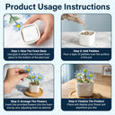 Mom - Daughters (Adult),Gift For Daughter,Love - To My Daughter Granddaughter - Personalized Glass Flower Plant Pot