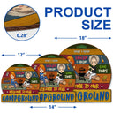 Camping Couple Welcome To Our Campsite - Gift For Camping Couple - Personalized Custom Shaped Wood Sign