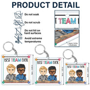 Congrats On Being My Coworker - Gift For Colleagues - Personalized Acrylic Keychain