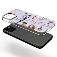 Custom Photo Kids This Mom Dad Belongs To - Gift For Mother, Father - Personalized Clear Phone Case