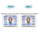 You Are Beautiful - Gift For Yourself, Gift For Women, Gift For Her - Personalized Cosmetic Bag