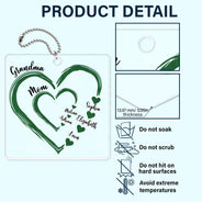 Mom's Grandma's Sweethearts - Gift For Mother, Grandmother - Personalized Acrylic Car Hanger