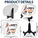 Custom Photo Daddy's Grilling Plate - Personalized Plate