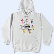 Custom Photo Best Daddy Ever Dancing Kids - Personalized T Shirt