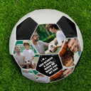 Custom Photo I Scored A Goal With You Dad - Personalized Soccer Ball