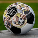 Custom Photo I Scored A Goal With You Dad - Personalized Soccer Ball