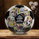 Custom Photo I Scored A Goal With You Dad - Personalized Soccer Ball