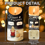 Pet Lovers - Memorial I Miss You Dog Cat - Personalized Flameless LED Candle