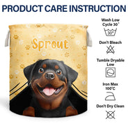 Dog Lovers, Dog Mom, Dog Dad, Pet Mom, Pet Dad - Dog Toys - Personalized Laundry Basket, Storage Basket
