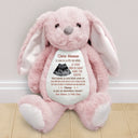 Gift For Wife,Gift For Yourself,Gift For Women,Parents,Gift For Mother,New Mom,Pregnant Mom,French,Non-Eng,Photo,Adorable - Photo Personnalisable Bien Au Chaud - Pour Future Maman - Peluche Lapin Personnalisée
